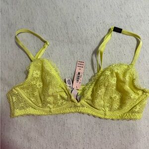 Victoria's Secret Lemon Lace Bralette